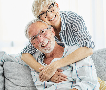 happy senior couple